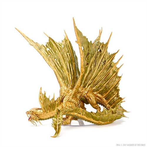 DnD - Icons of the Realms Premium DnD Figur - Adult Gold Dragon